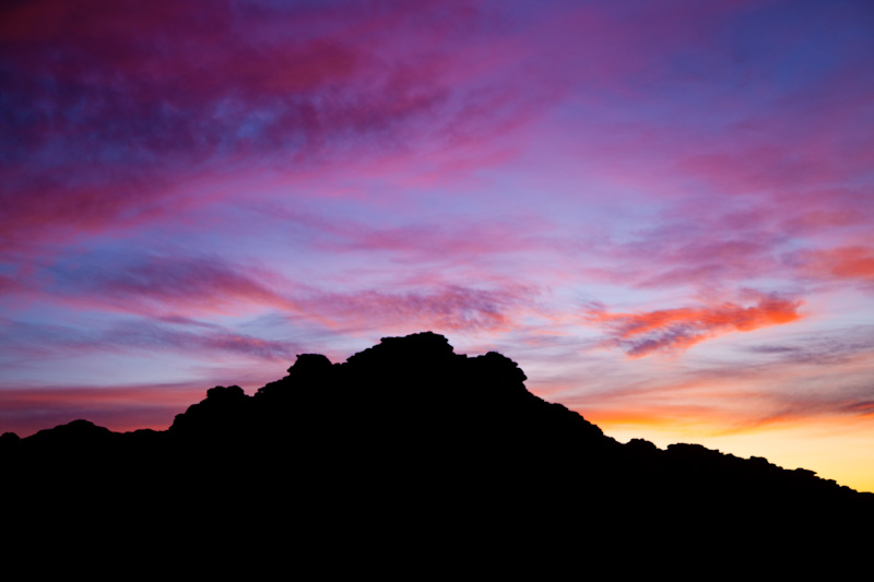 Sunset From Camp